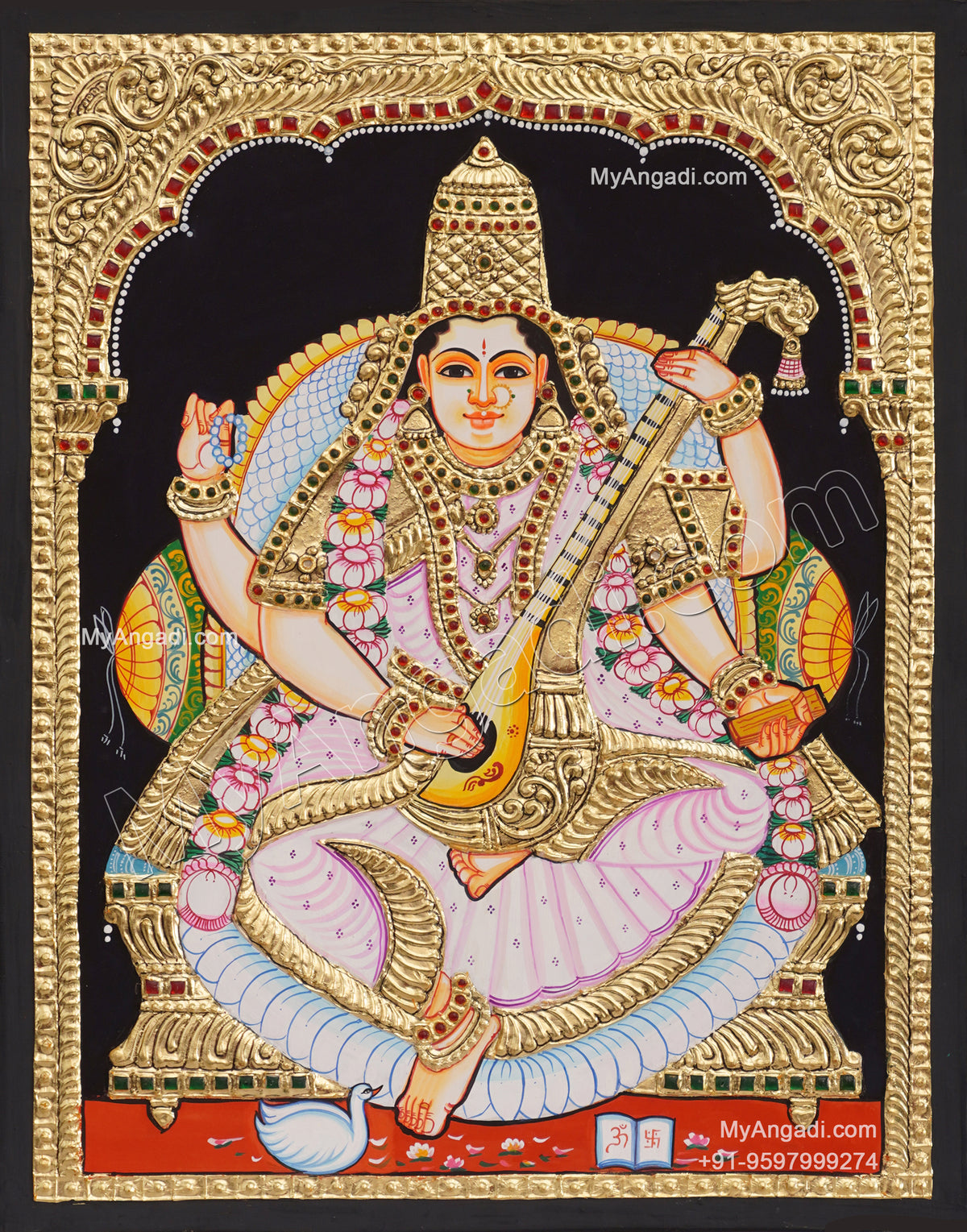 Saraswathi Tanjore Paintings