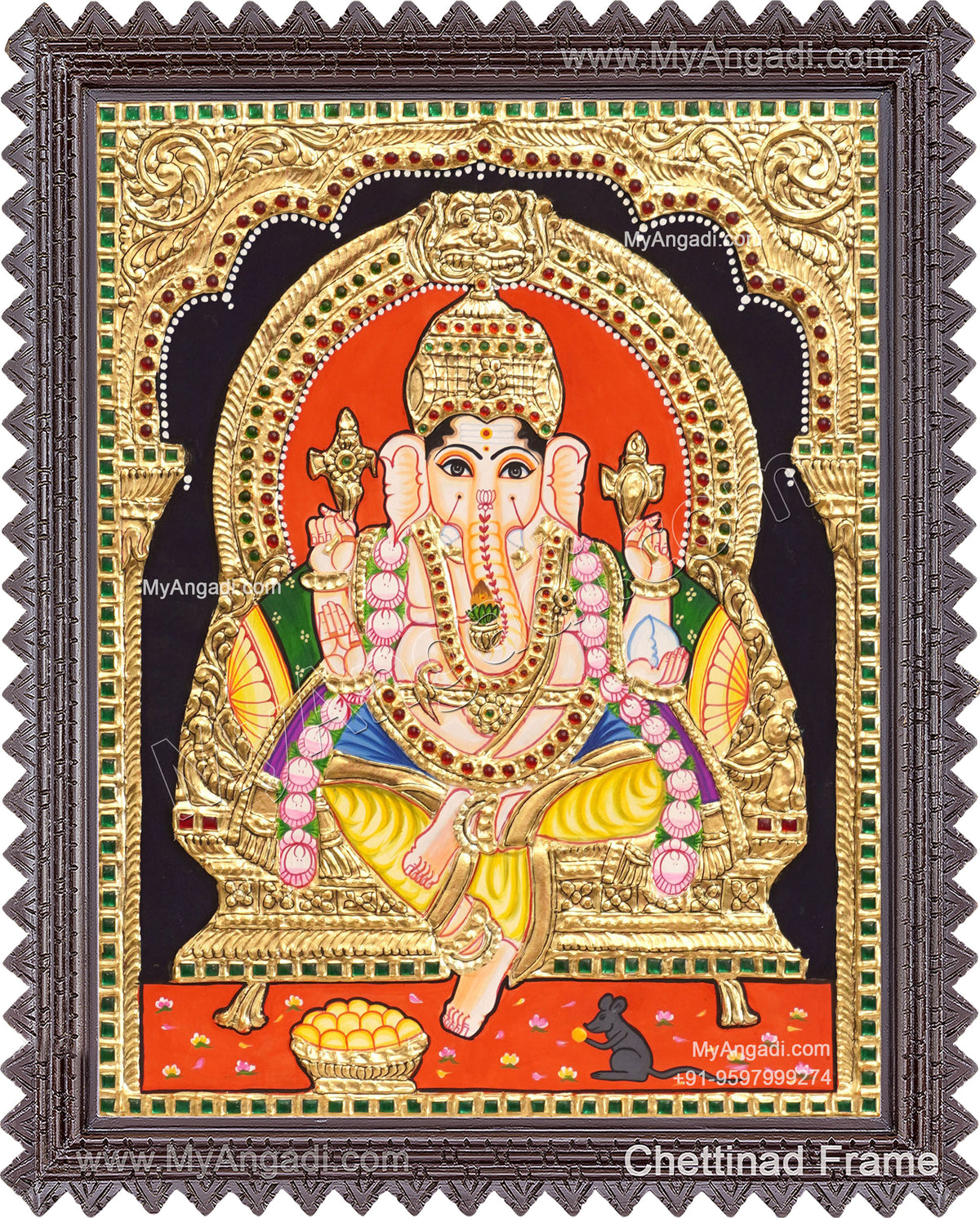 Vinayagar Tanjore Painting