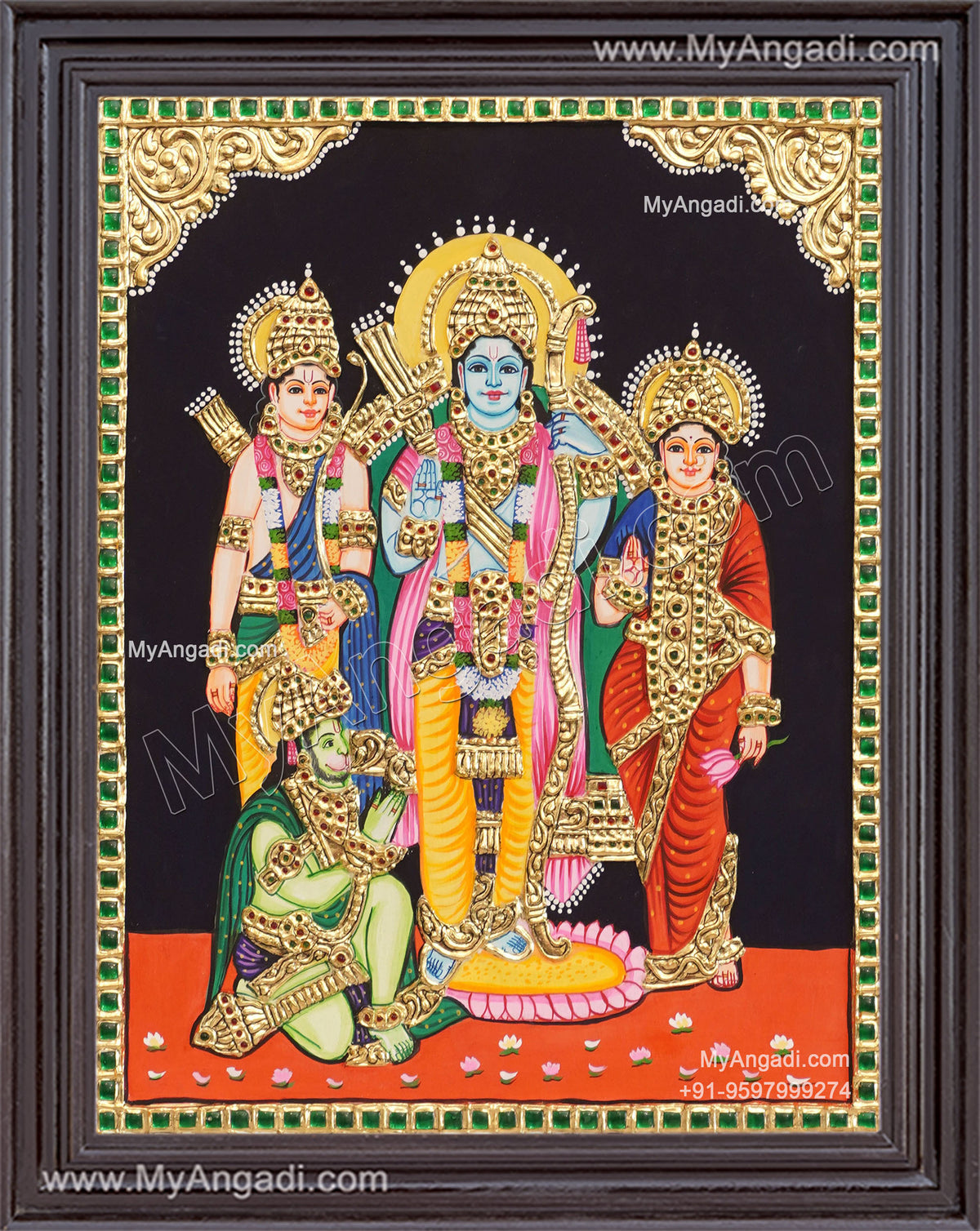 Ram Darbar Tanjore Painting