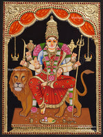 Durga Devi Tanjore Painting