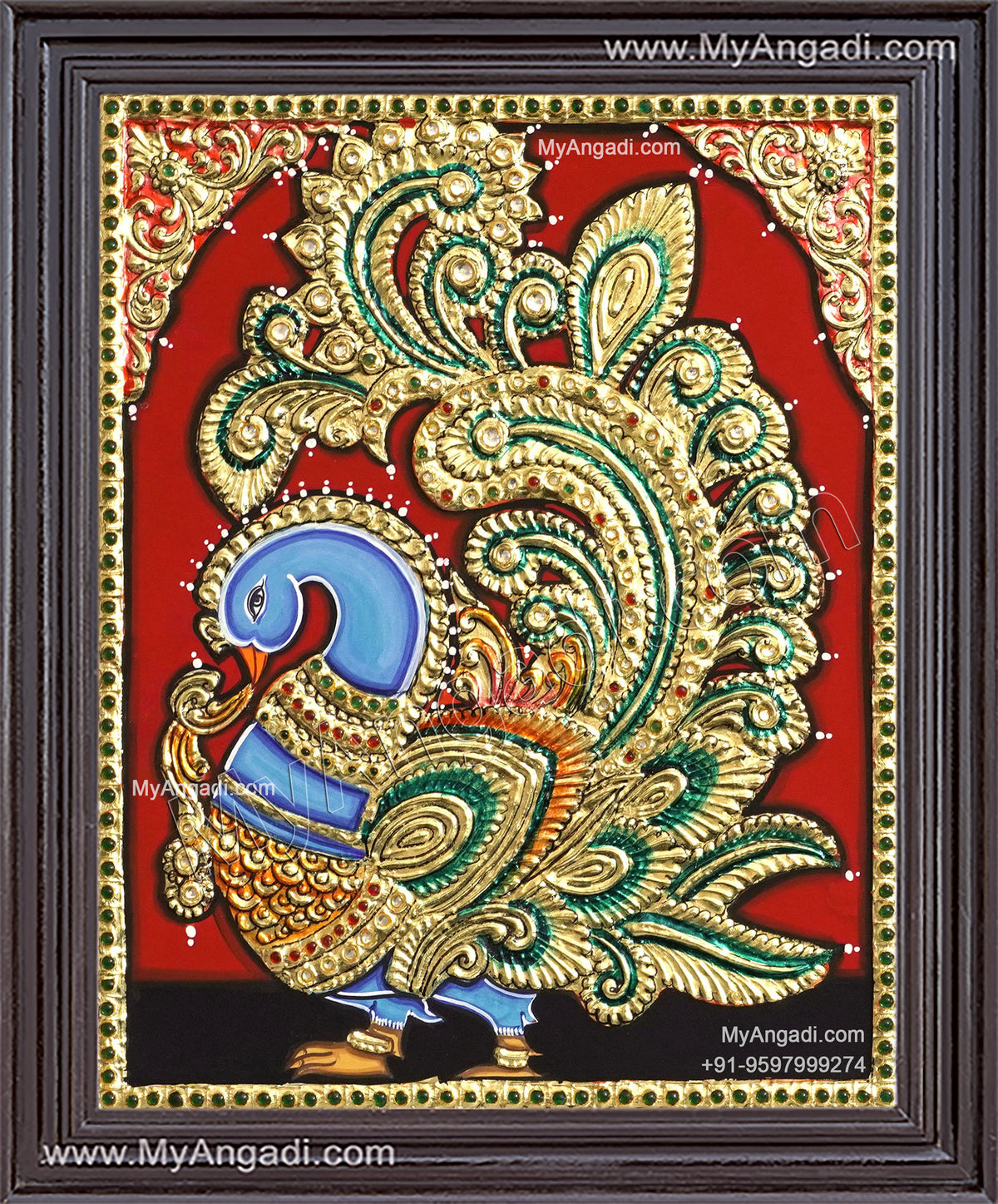 Peacock Tanjore Painting