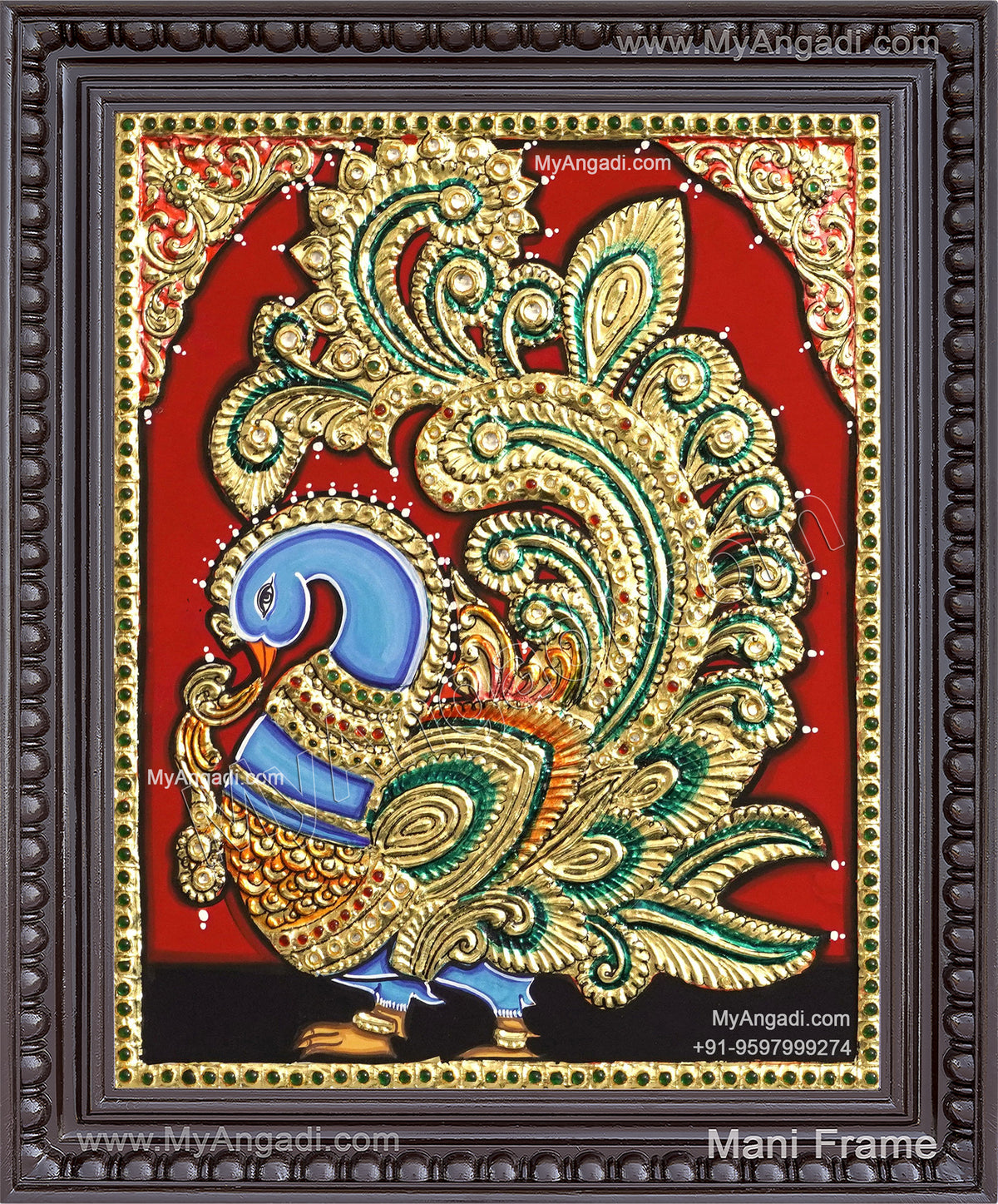 Peacock Tanjore Painting