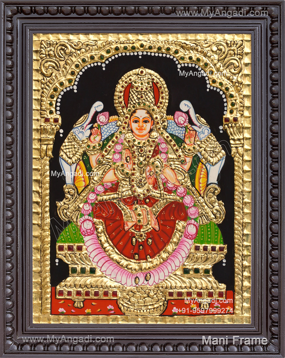 Gajalakshmi Tanjore Paintings