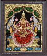 Gajalakshmi Tanjore Painting