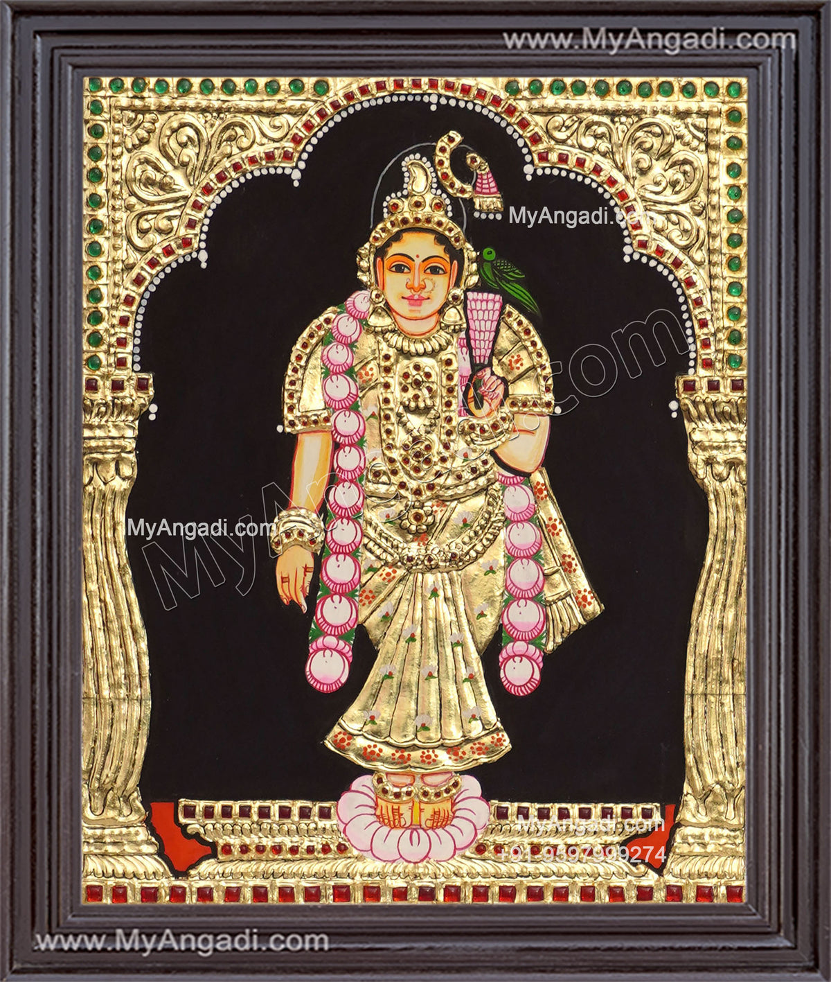Aandal Tanjore Painting
