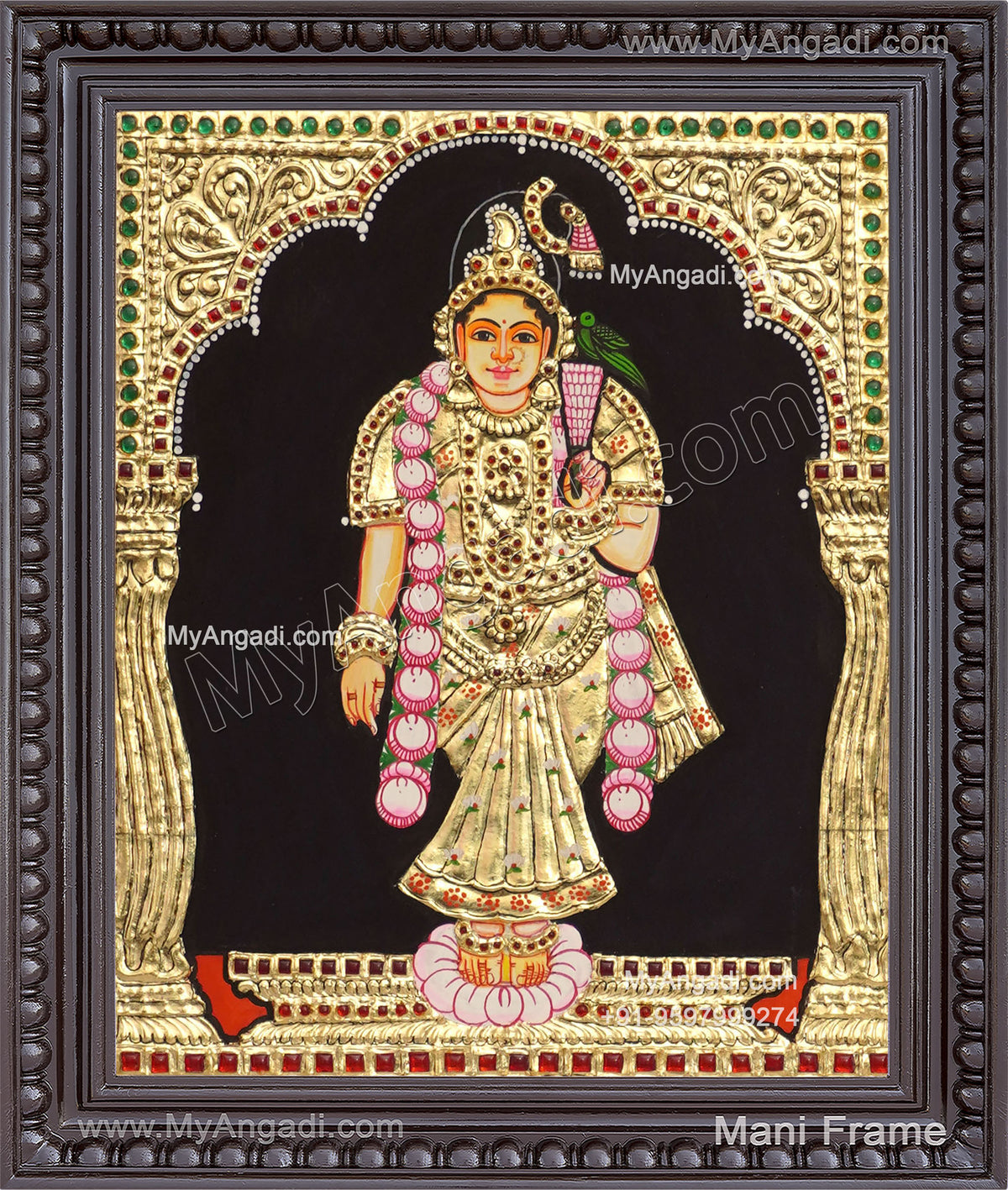 Aandal Tanjore Painting