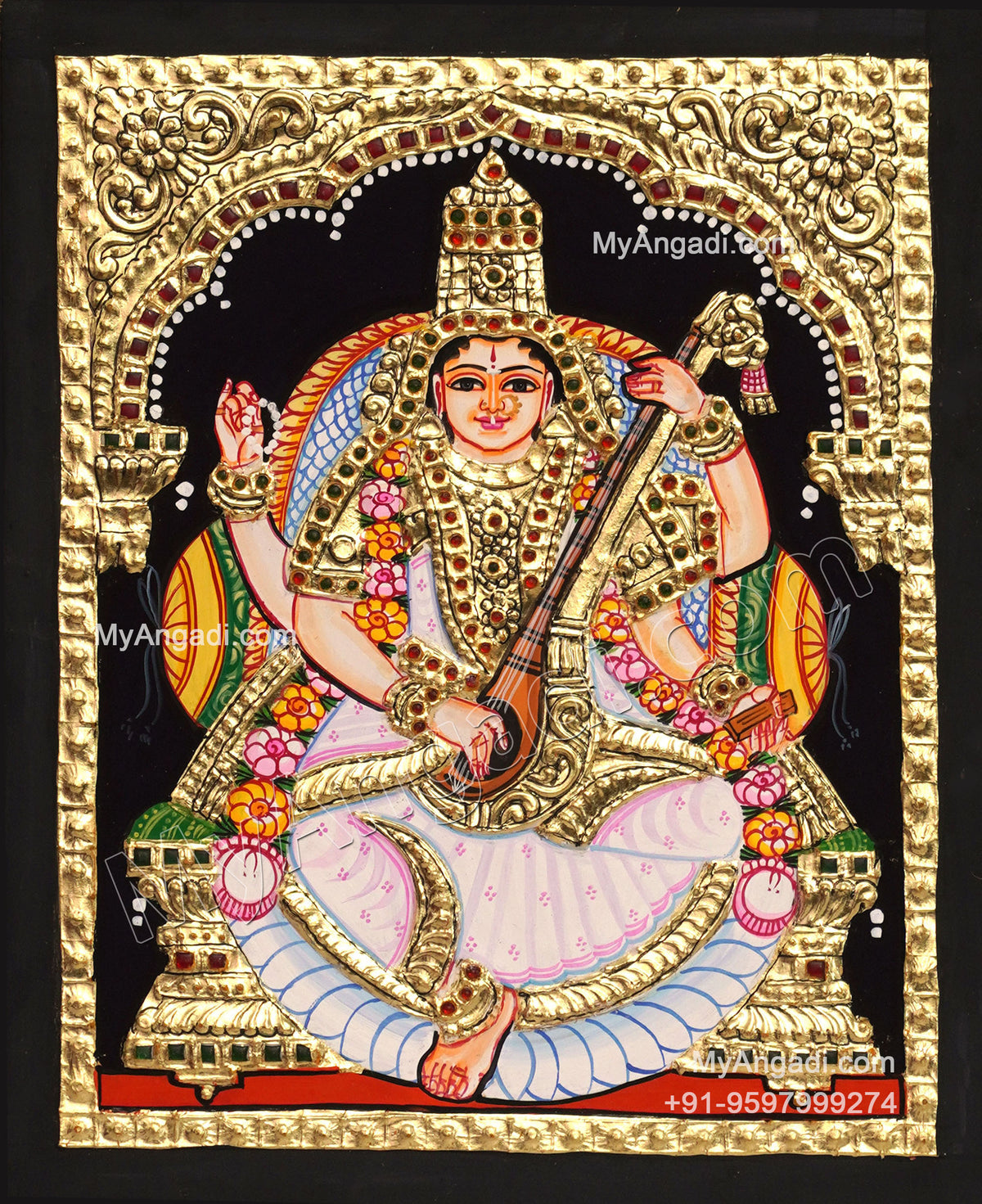 Saraswathi Tanjore Paintings