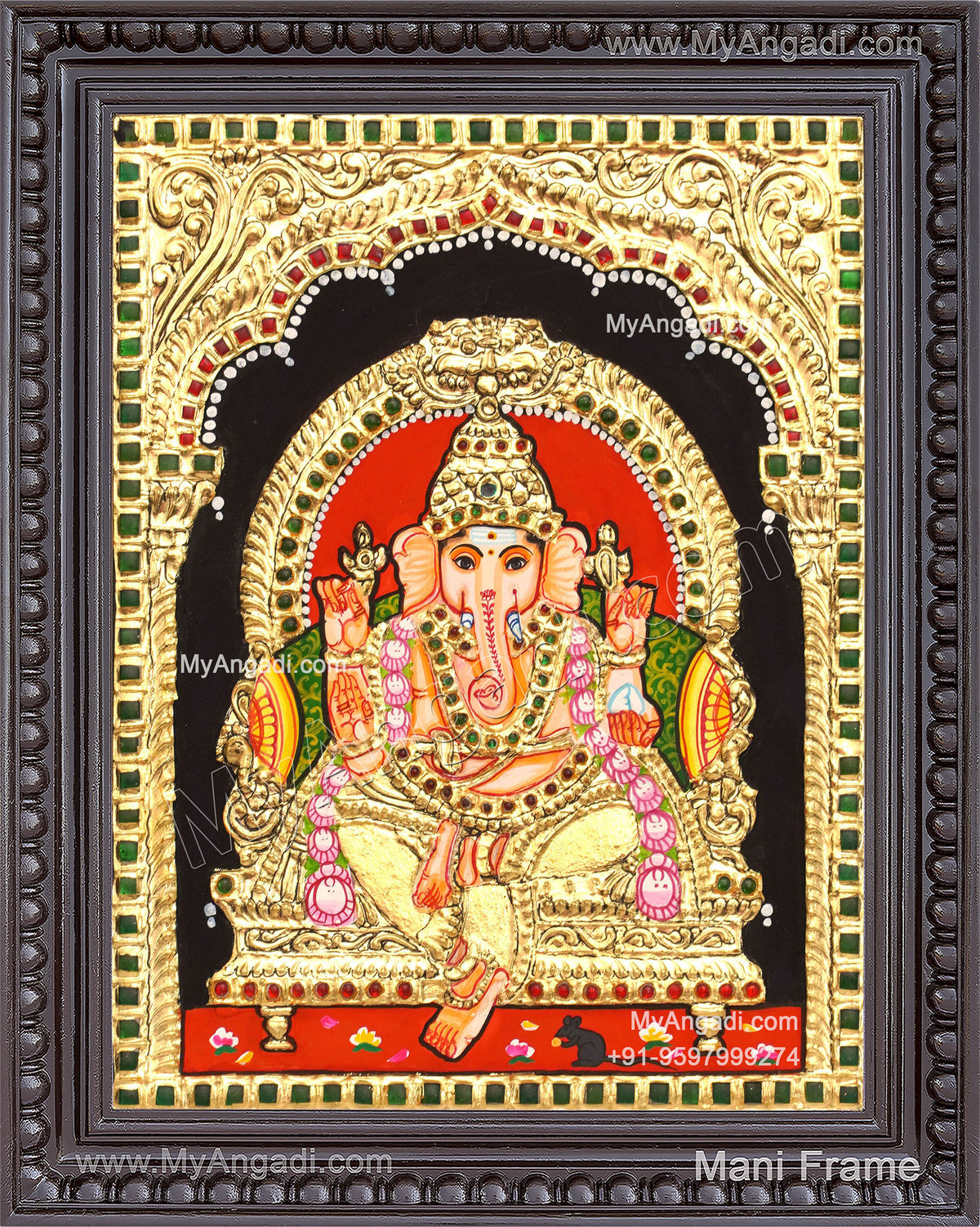 Pillaiyar Tanjore Painting