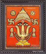 Rani Sati Dadi Ji Tanjore Painting