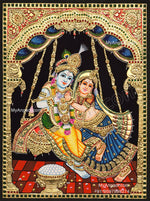 Radha Krishna Tanjore Paintings