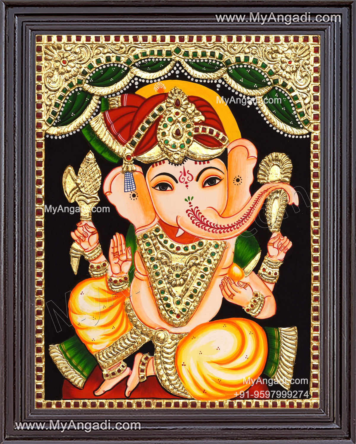 Ganesha Tanjore Paintings