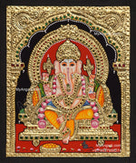 5 Set Ganesha Murugan Balaji Lakshmi Saraswathi Tanjore painting