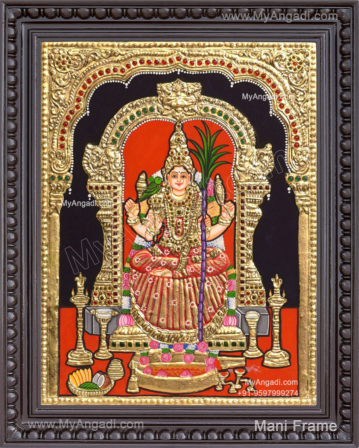 Kamatchi Tanjore Painting