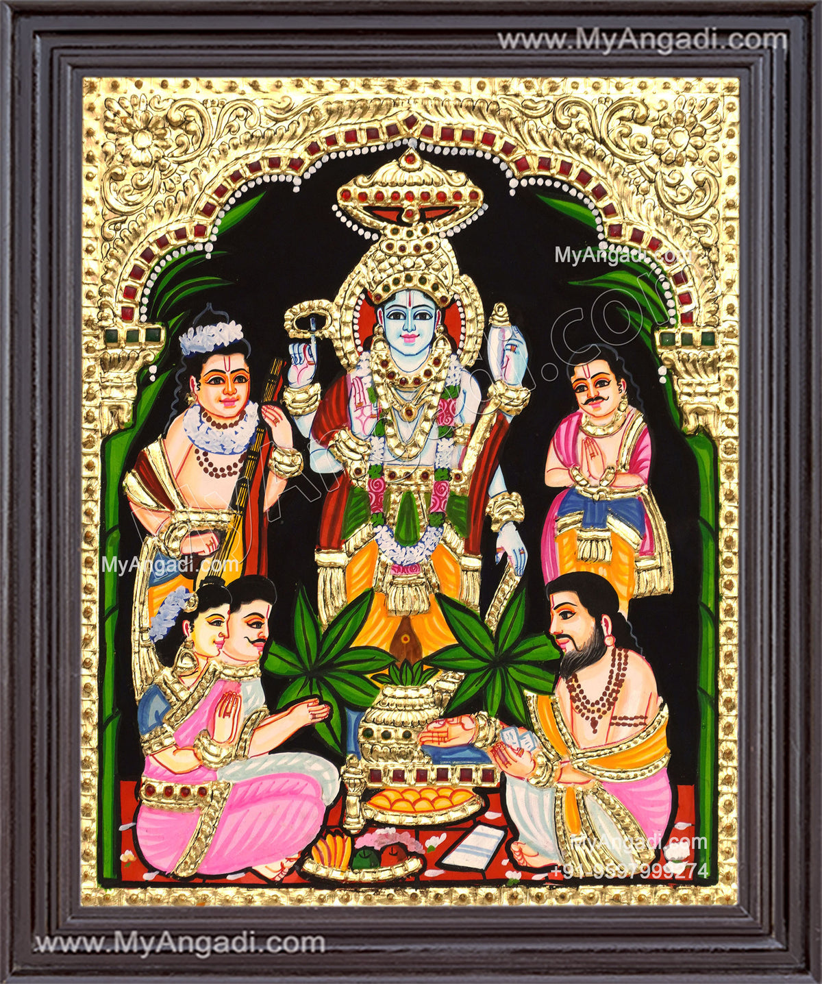 Sathyanarayana Tanjore Painting