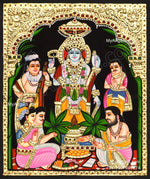Sathyanarayana Tanjore Painting