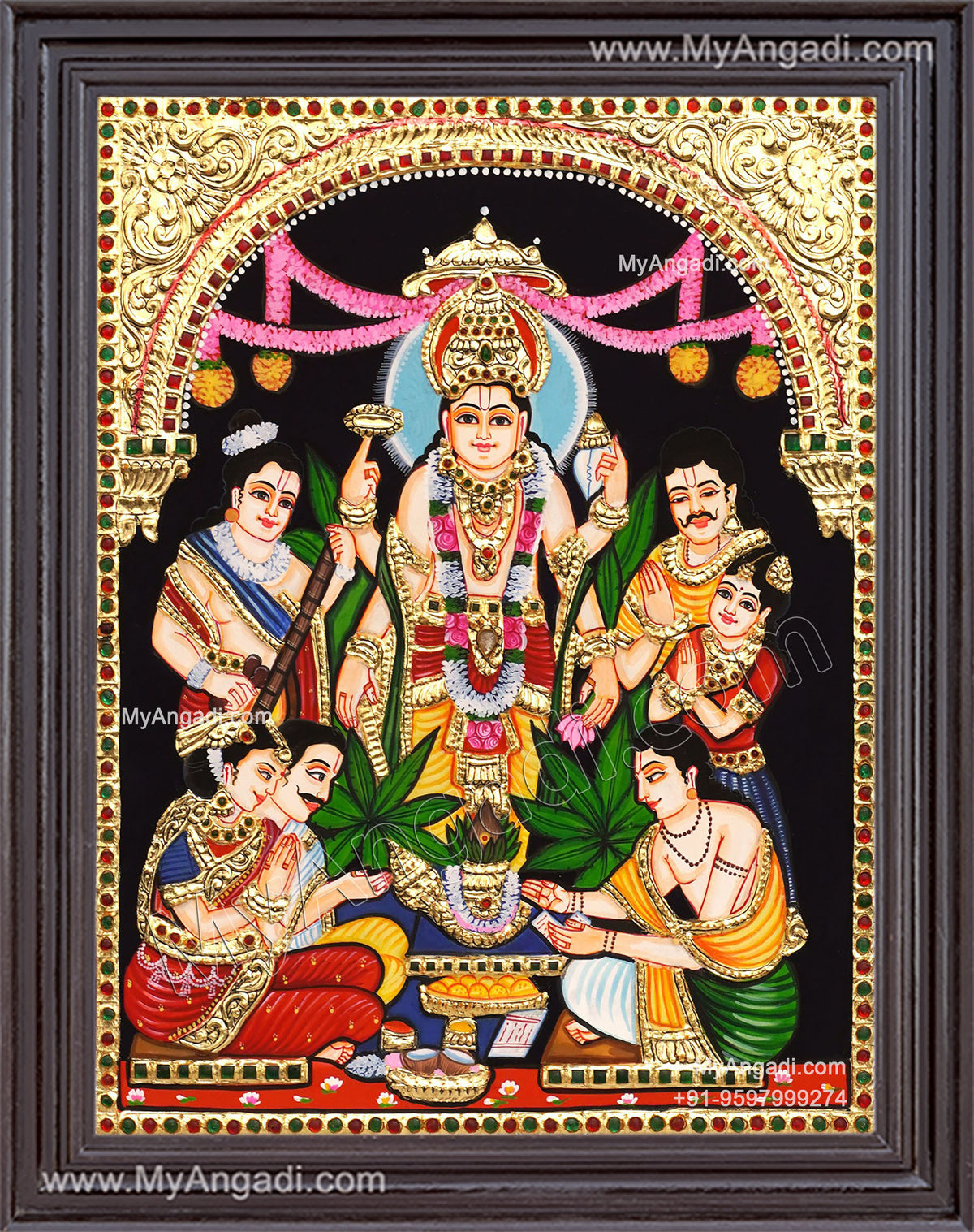 Sathyanarayana Tanjore Painting