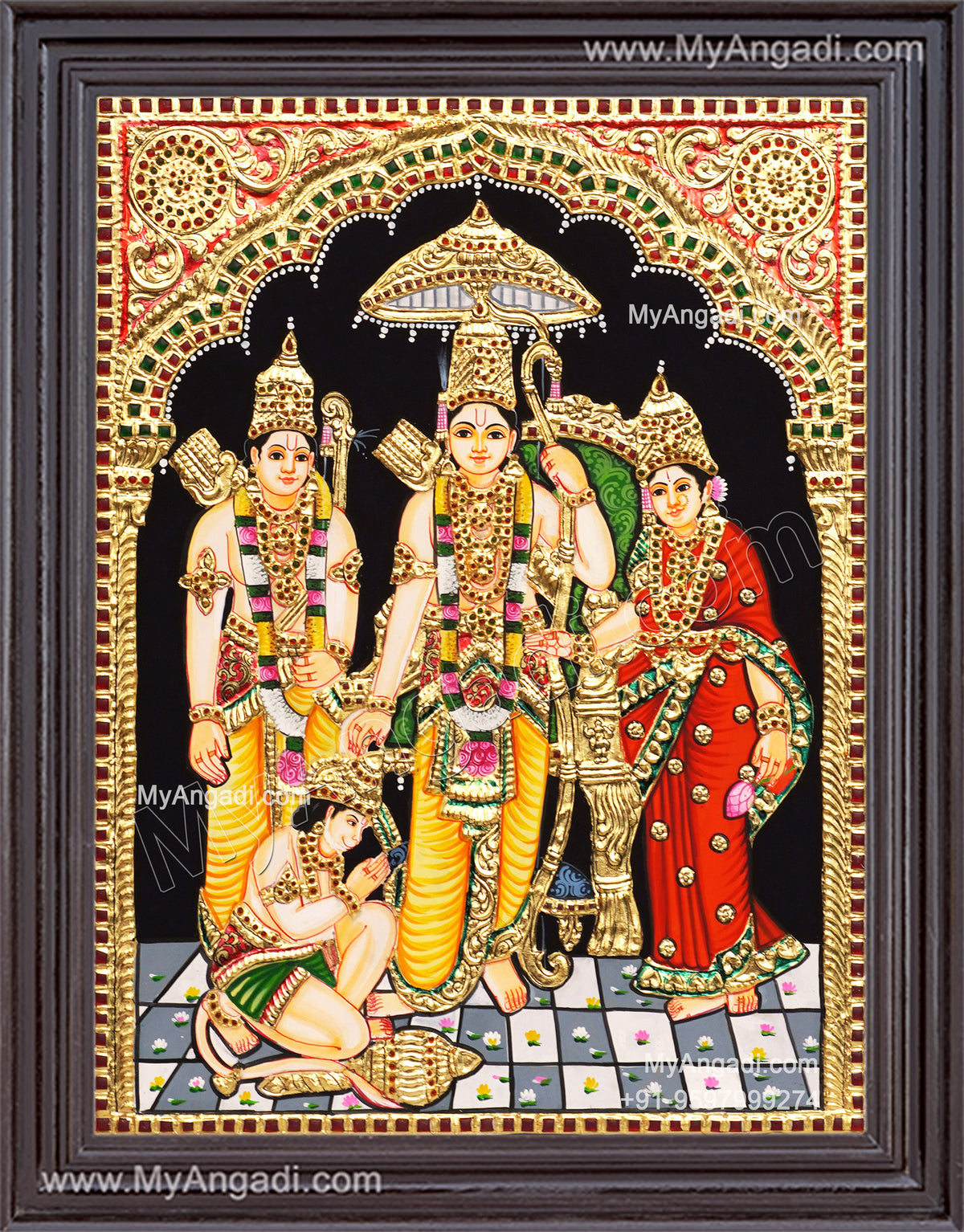 Ram Parivar Tanjore Painting