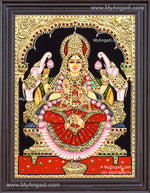 Gaja Lakshmi Tanjore Painting
