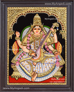 Saraswathi Tanjore Painting