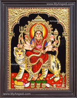 Durga Devi Tanjore Painting