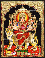 Durga Devi Tanjore Painting