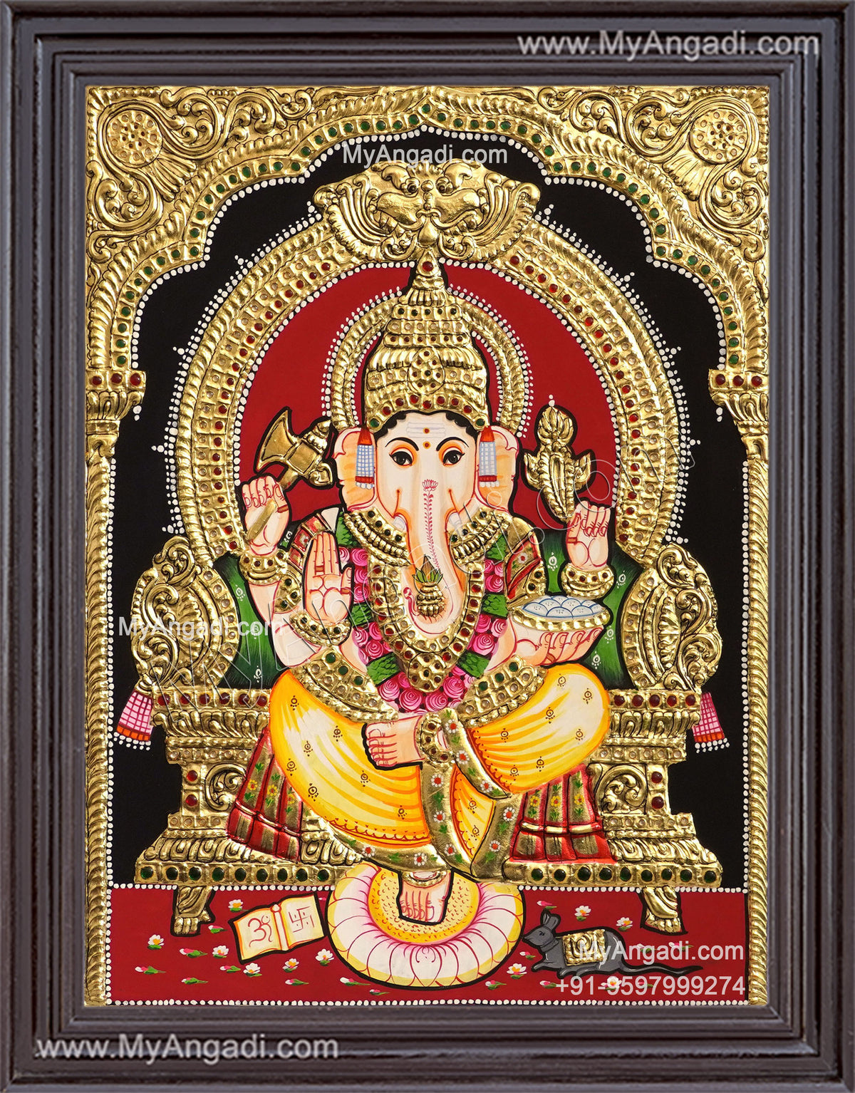 Ganesha Tanjore Painting
