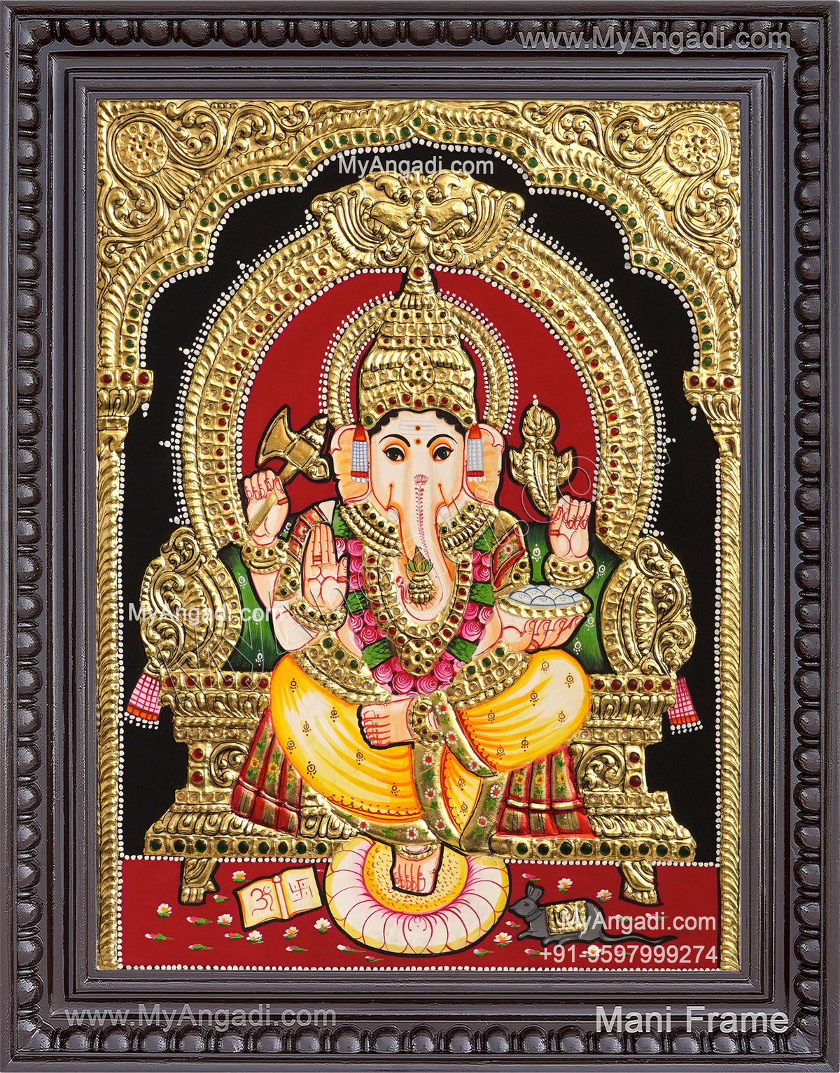 Ganesha Tanjore Painting