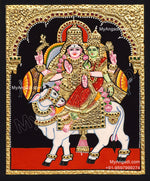Pradhosam Sivan Parvathi Tanjore Painting