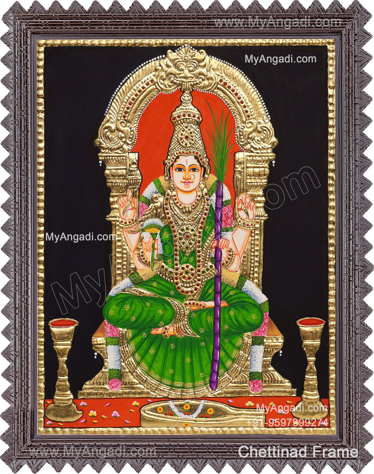 Kamatchi Tanjore Painting