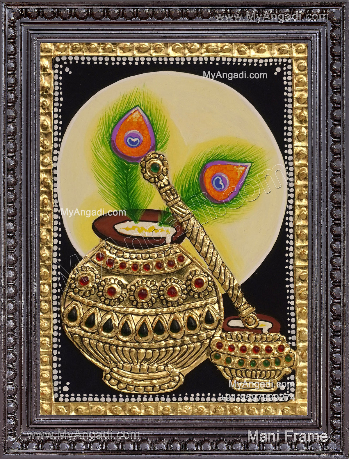 Krishna Tanjore Painting