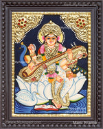 Saraswathi Tanjore Painting