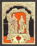 Arulmigu Raajaswamy Nallamangai Amman Tanjore Painting