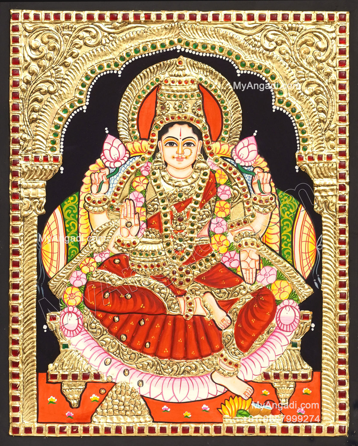 Lakshmi Tanjore Painting