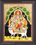 Pradhosam Sivan Parvathi Tanjore Painting