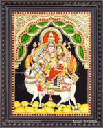Pradhosam Sivan Parvathi Tanjore Painting