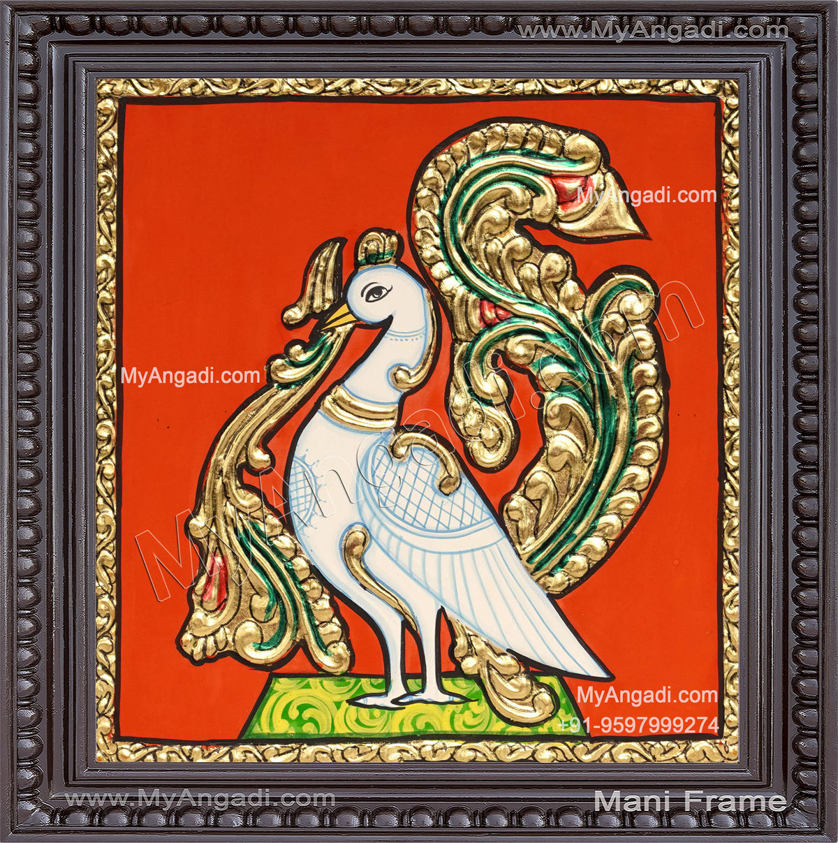Peacock Tanjore Painting