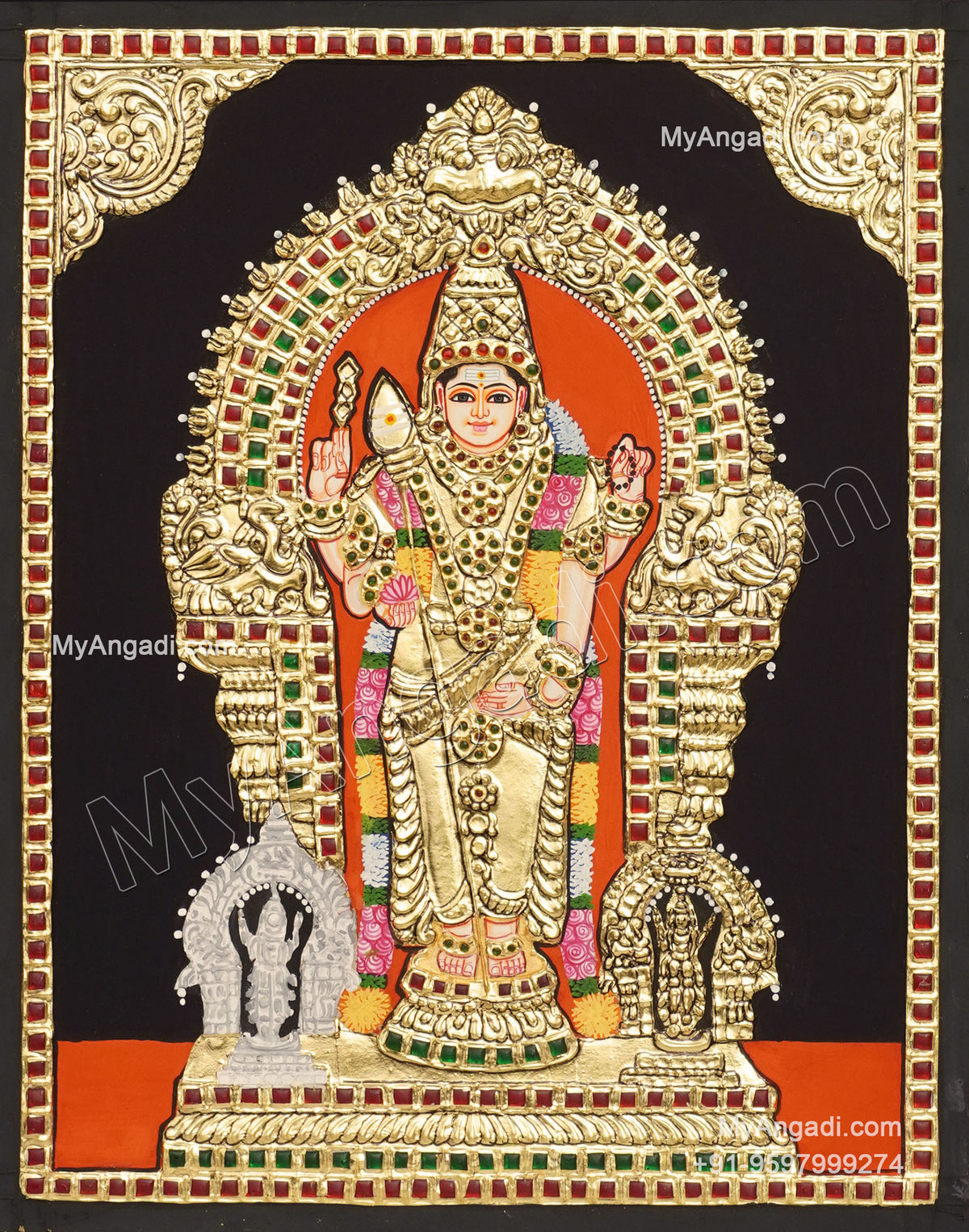 Murugan Tanjore Painting