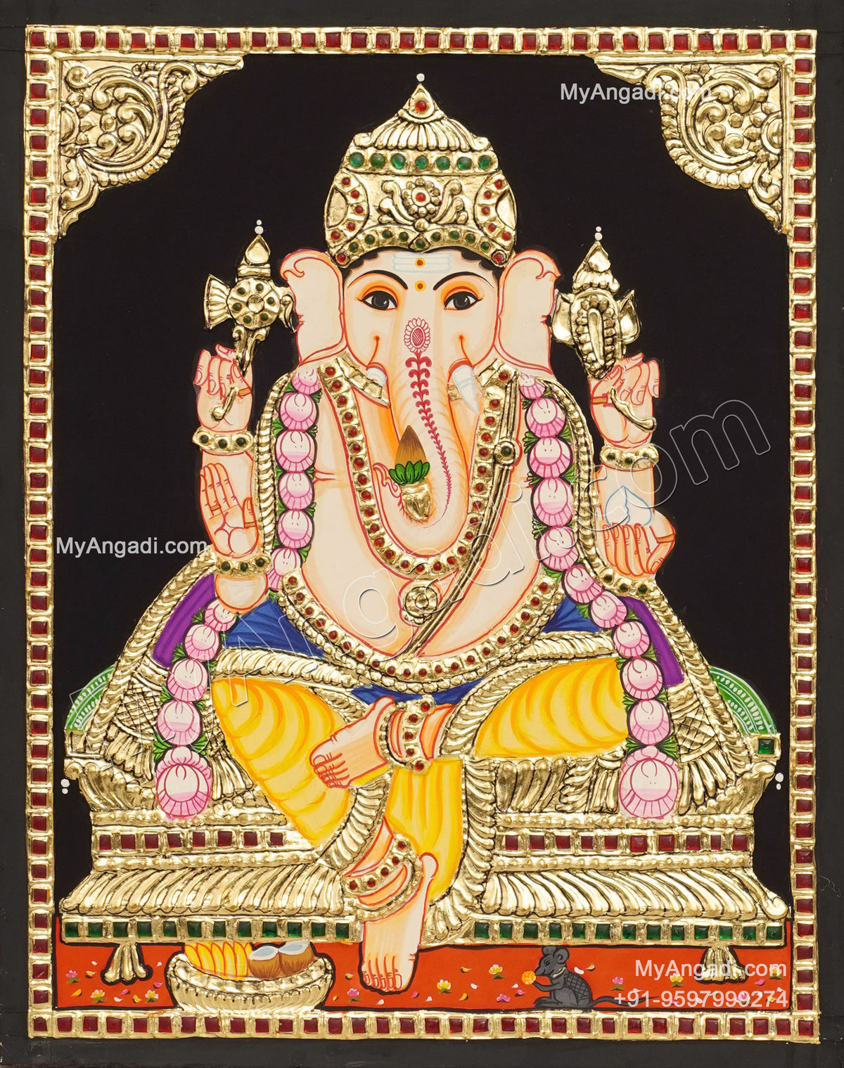 GaneshaTanjore Painting