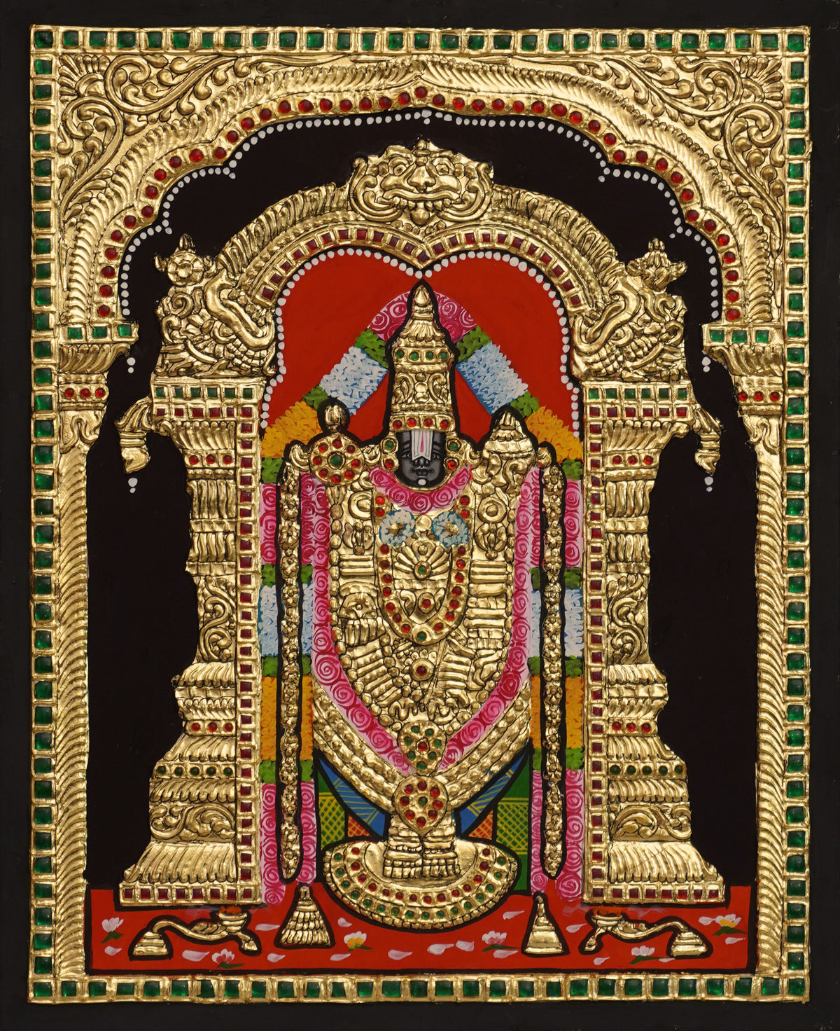 Venkateshwara Tanjore Painting