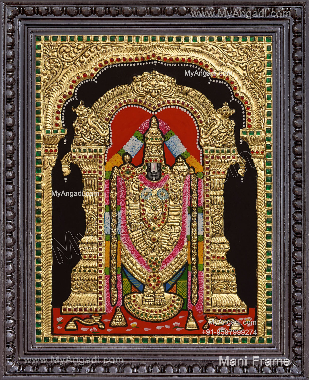 Venkateshwara Tanjore Painting