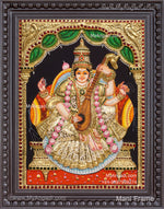 Saraswathi 3D Tanjore Painting