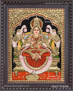 Gajalakshmi Tanjore Painting