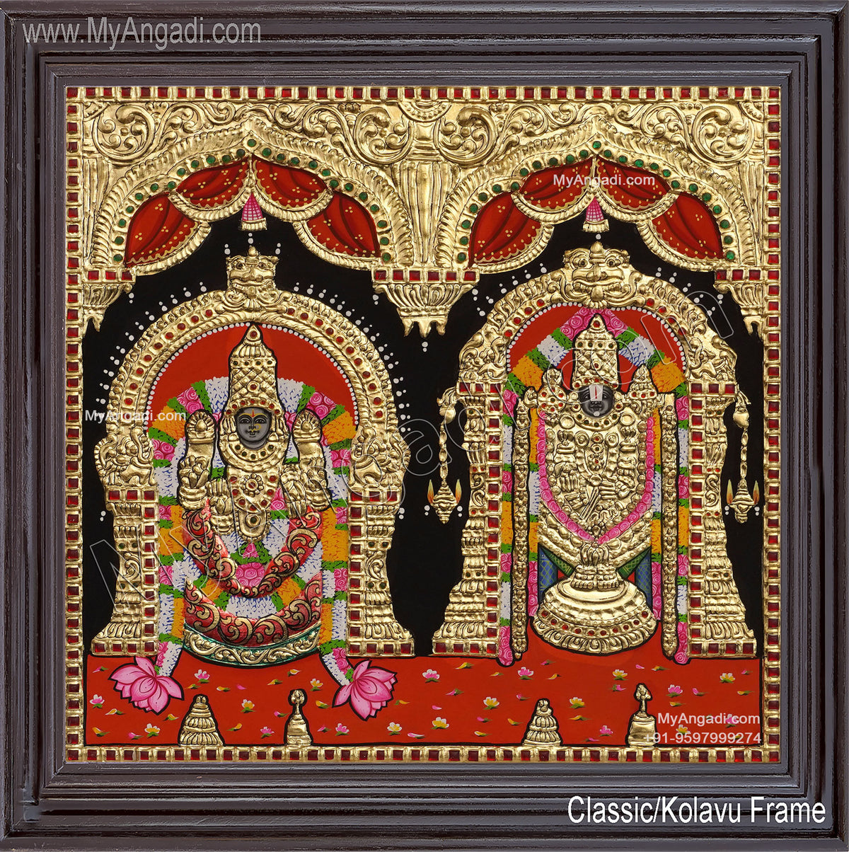 Balaji Thayar Tanjore Painting