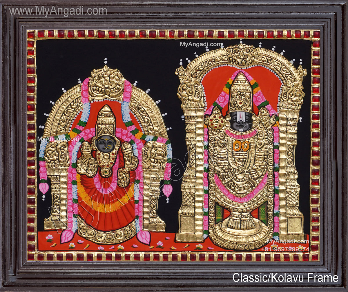 Balaji Thayar Tanjore Painting