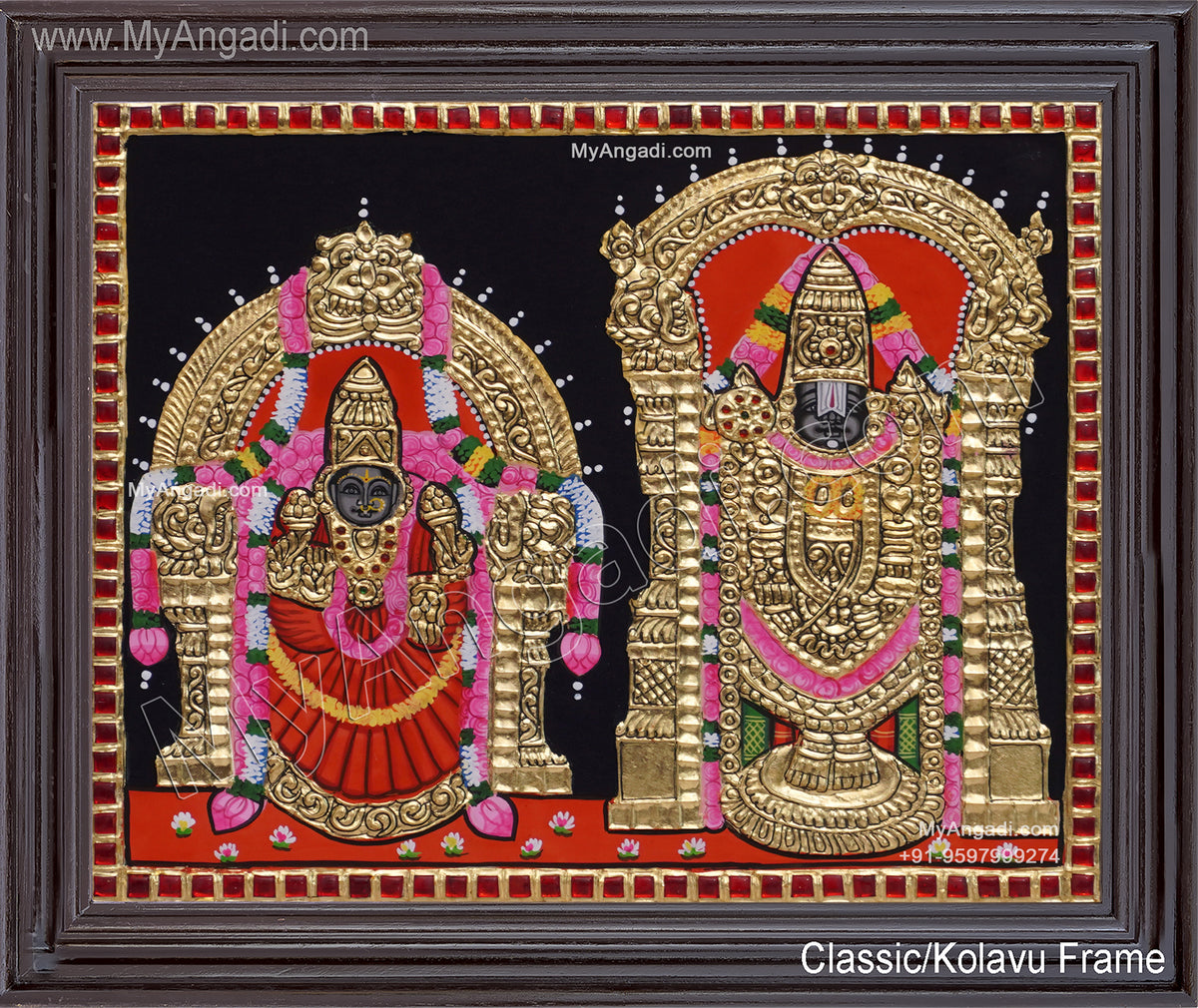 Balaji Thayar Tanjore Painting