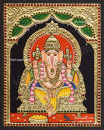 5 Set Ganesha Murugan Balaji Lakshmi Saraswathi Tanjore painting