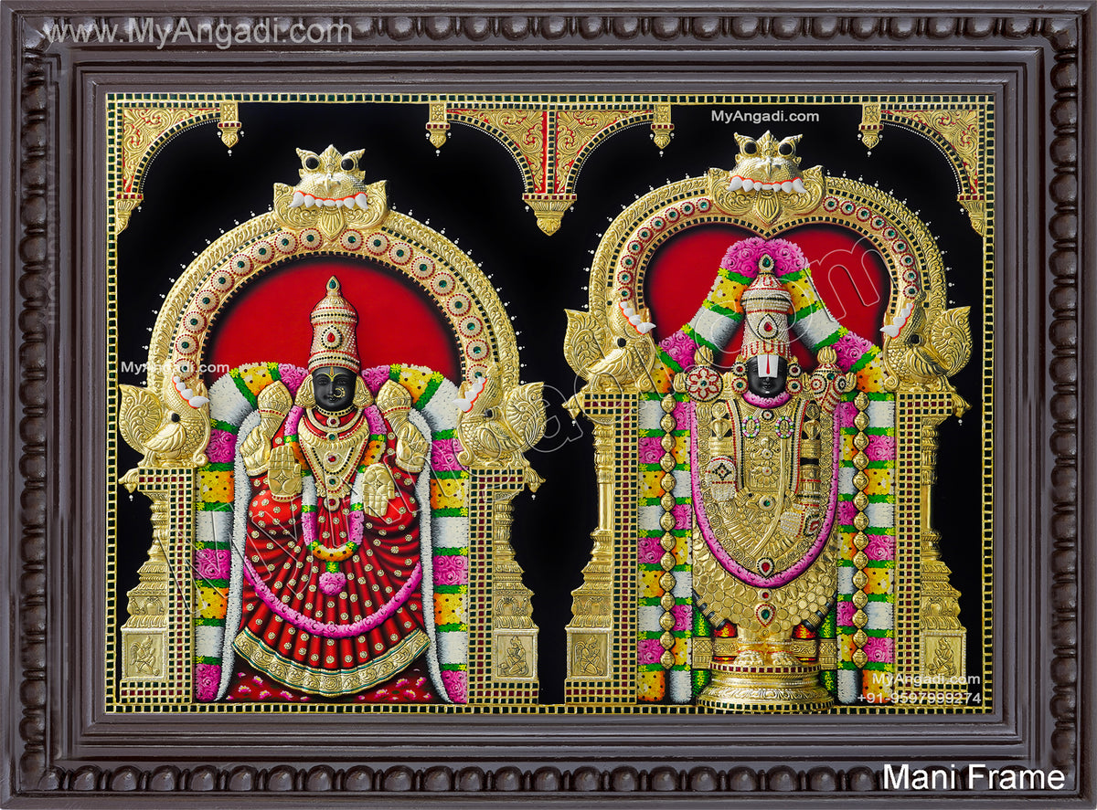 3D Balaji Thayar Tanjore Painting