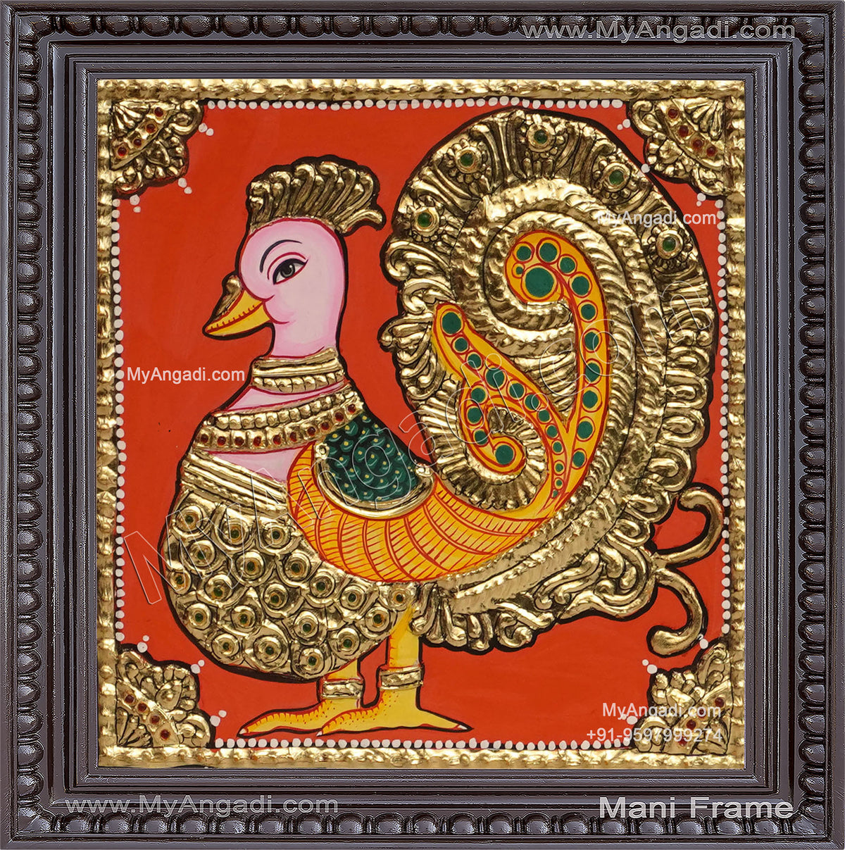 Swan Tanjore Painting