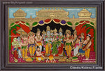 Srinivasa Kalyanam Tanjore Painting
