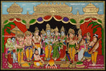 Srinivasa Kalyanam Tanjore Painting